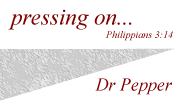 pressing on...Dr Pepper