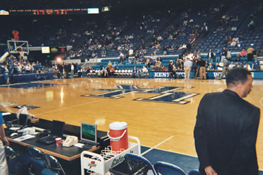 This was my actual view for the game!