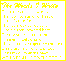 The Words I Write